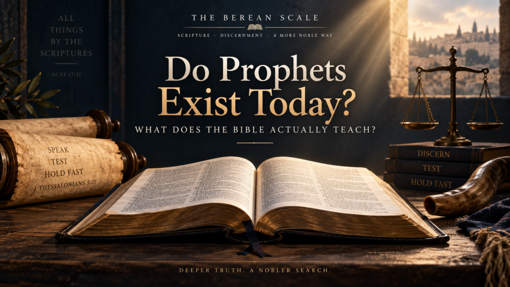 Do Prophets Exist Today? What Does the Bible Actually Teach?