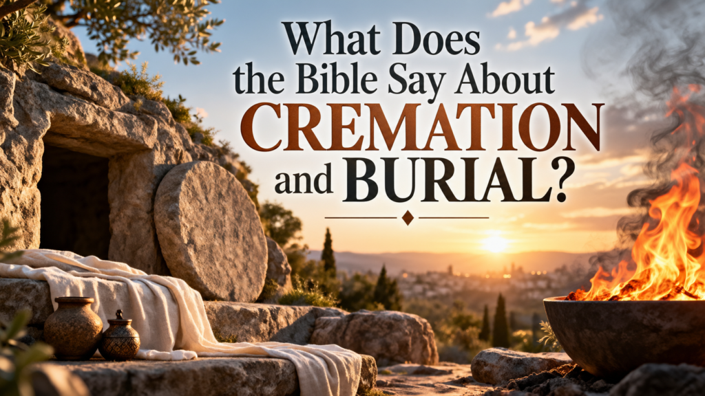 What Does the Bible Say About Cremation and Burial?